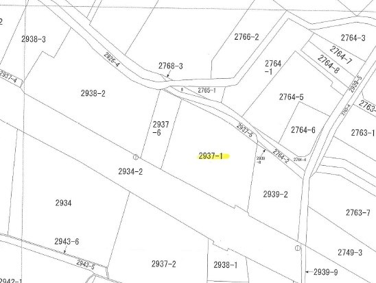 飯田市鼎上山土地 間取図・土地図