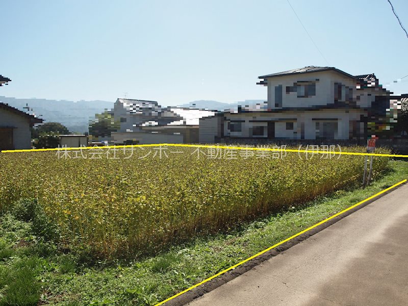 駒ケ根市飯坂2丁目4179番5土地 現地写真