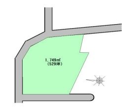 飯田市松尾上溝事業用地 間取図・土地図