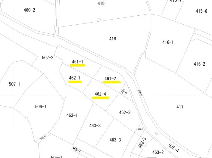 飯田市北方土地  間取図・土地図
