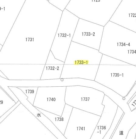 下伊那郡豊丘村河野土地 間取図・土地図