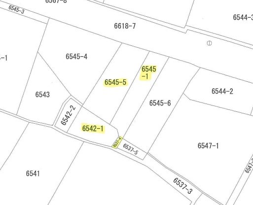 飯田市松尾新井土地 間取図・土地図