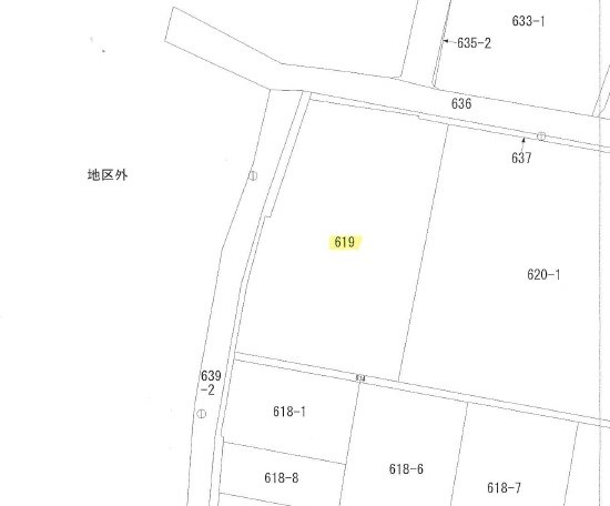 飯田市毛賀土地 間取図・土地図