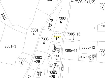 長野県飯田市正永町２丁目 間取図・土地図