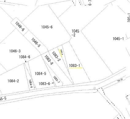 飯田市羽場仲畑土地  間取図・土地図
