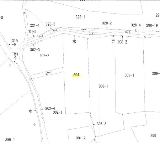 飯田市山本土地 間取図・土地図