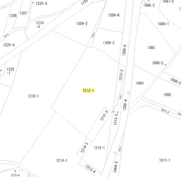 飯田市毛賀事業用地 間取図・土地図
