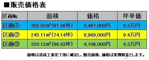 高森町下市田分譲地 その他