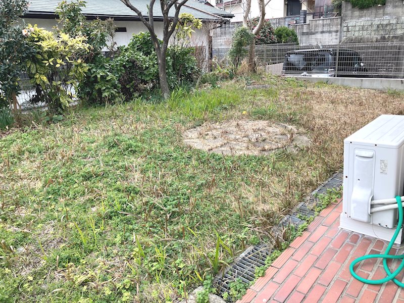 河桃町戸建 現地写真（庭）