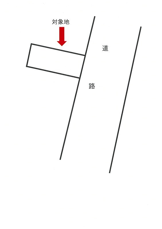 西大谷土地 間取図・土地図