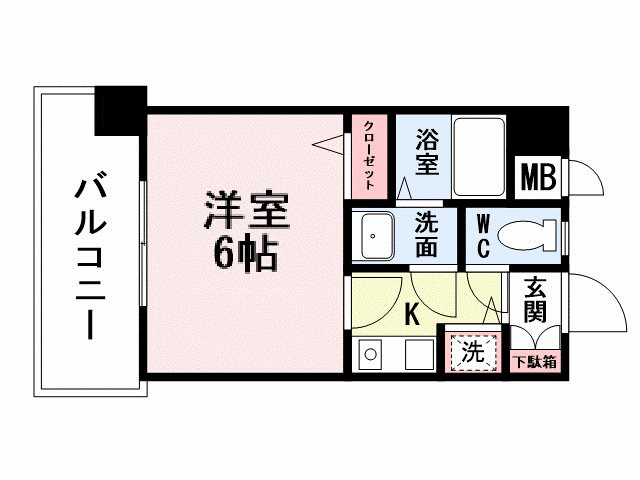 ロマネスク下到津  間取図・土地図