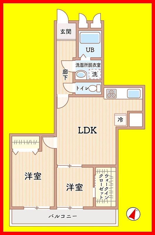 東和中央マンション  間取り図
