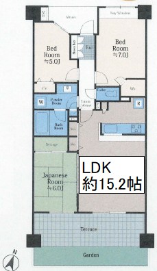 ゼファー武蔵浦和グランリブス 間取り図