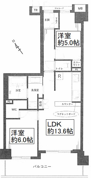 セルテシティオ世田谷烏山 間取り図