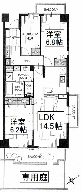 成増ハウス 間取り図