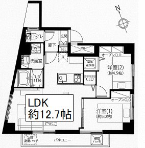 コートシティ木場 間取り図
