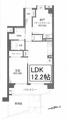 レーベンハイム東武練馬 間取り図