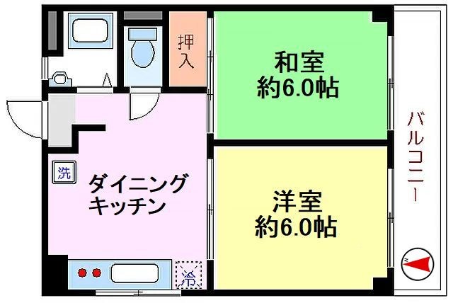 トーア錦糸町マンション 間取り図
