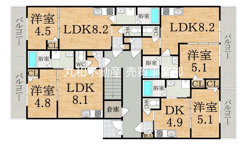 クレアール小泉東Ⅲ 間取り図