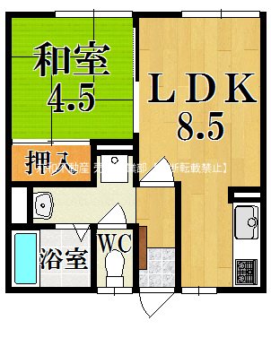ホウェールハイツ 間取り図