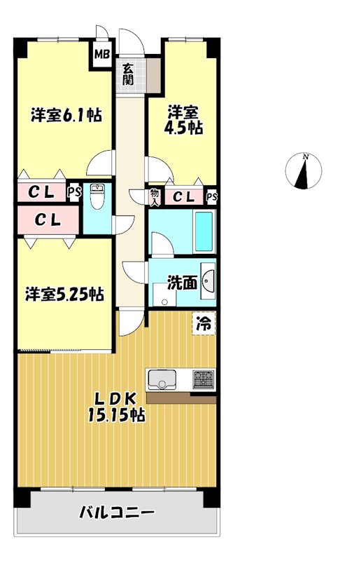 大阪府枚方市南楠葉１丁目 間取図・土地図