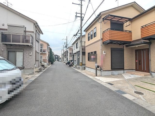 京都府八幡市八幡植松 現地写真（前面道路含む現地写真）