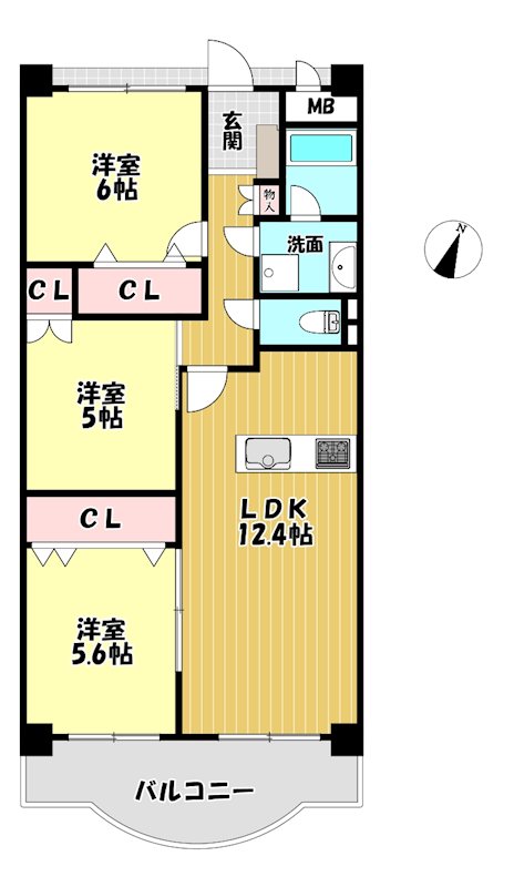 大阪府枚方市西船橋２丁目 間取図・土地図