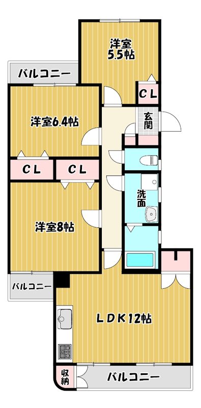 大阪府枚方市伊加賀西町 間取図・土地図