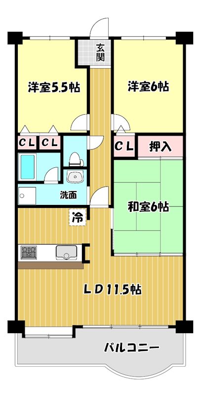 大阪府枚方市出口２丁目 間取図・土地図