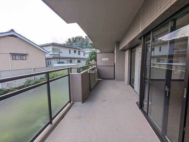 京都府八幡市八幡清水井 現地写真（バルコニー）