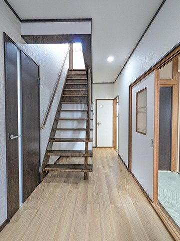 大阪府交野市郡津４丁目 現地写真（玄関）