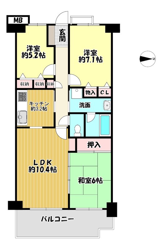 大阪府交野市郡津１丁目 間取図・土地図