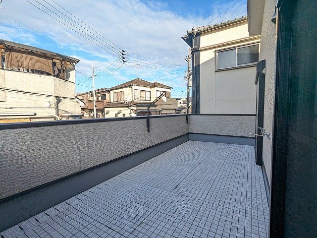 大阪府枚方市出口５丁目 現地写真（バルコニー）