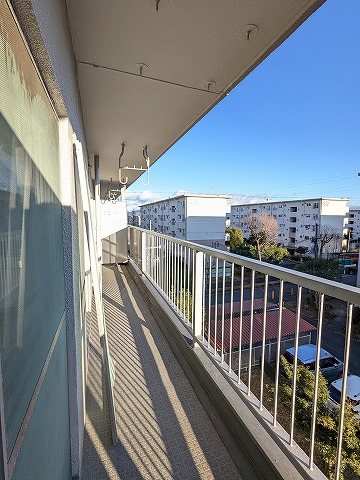 京都府八幡市男山弓岡 現地写真（バルコニー）