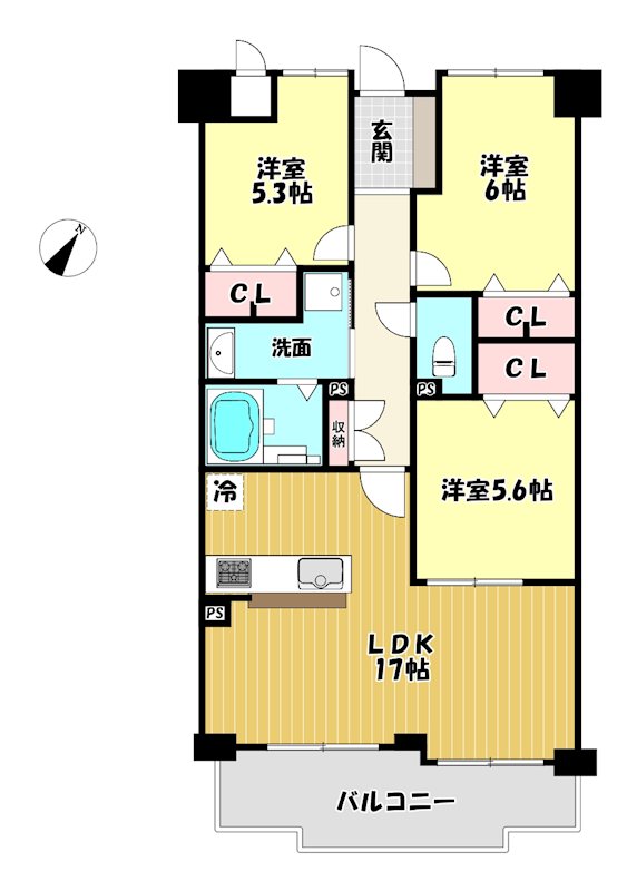 大阪府枚方市東山１丁目 間取図・土地図