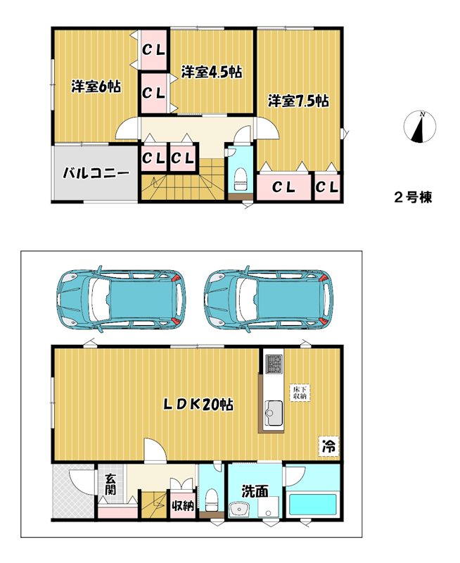 大阪府枚方市山之上西町 間取図・土地図