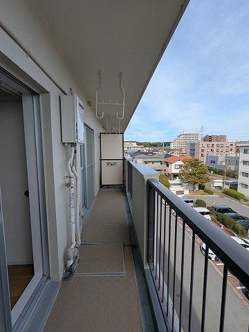 大阪府枚方市東山２丁目 現地写真（バルコニー）
