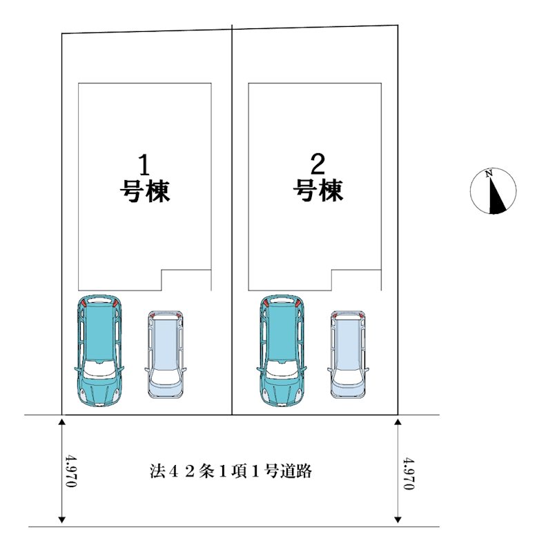 大阪府枚方市楠葉野田２丁目 区画図