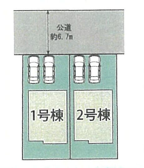 大阪府枚方市長尾東町３丁目 全体区画図