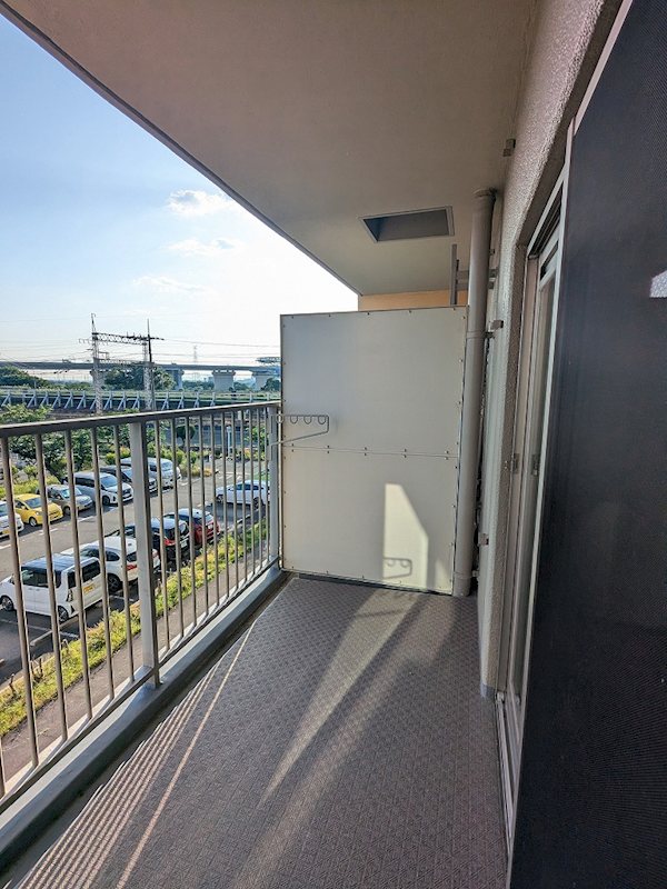 大阪府枚方市楠葉花園町 現地写真（バルコニー）