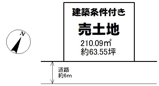 土地　周南市かせ河原町2号地 間取図・土地図
