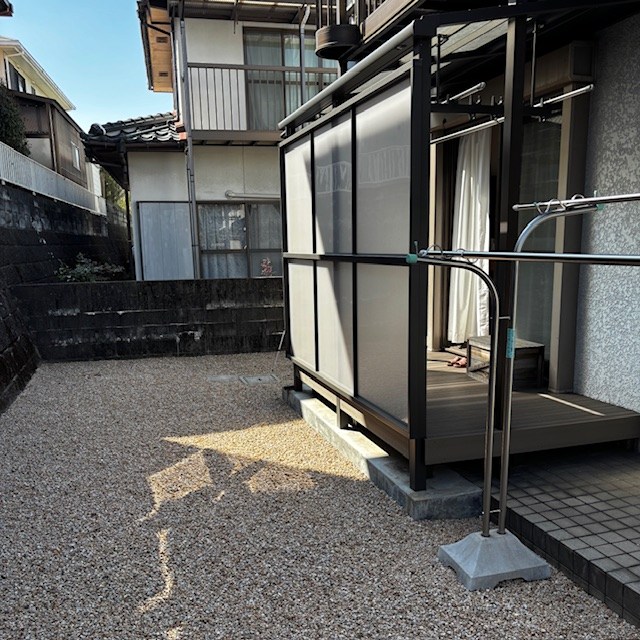 戸建　下松市東陽5丁目 現地写真（庭）