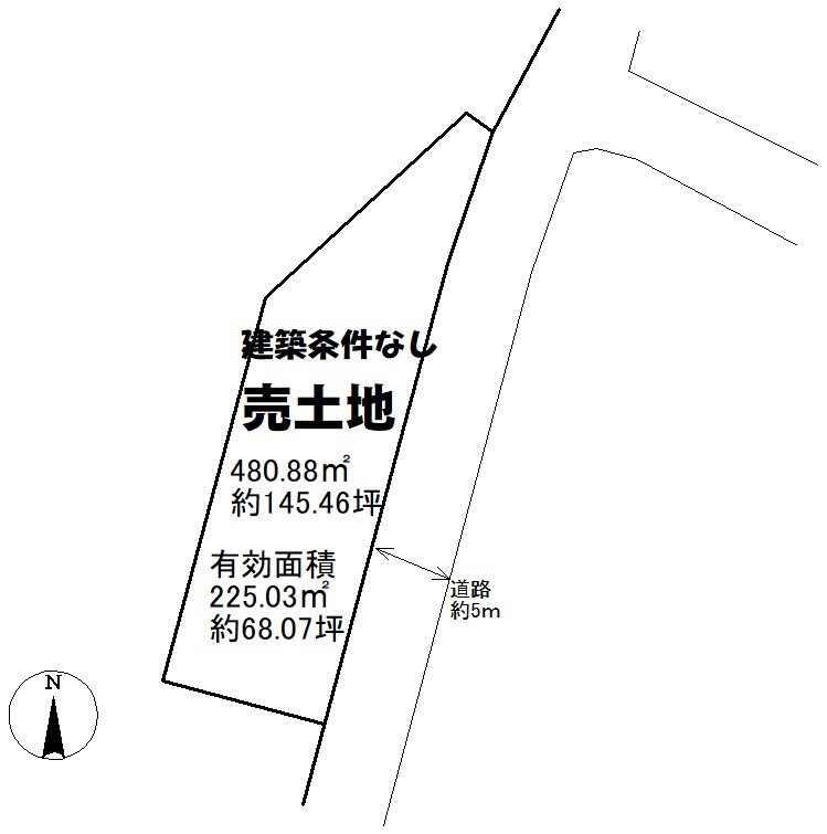 土地　周南市大島居守 間取図・土地図