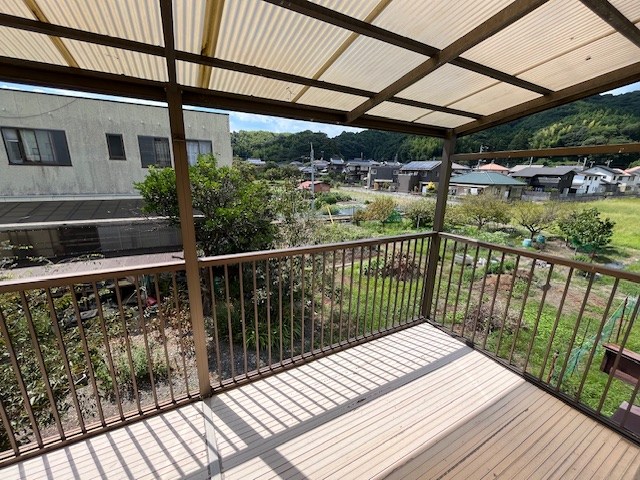 戸建　周南市夜市3190-20　700万 現地写真（バルコニー）