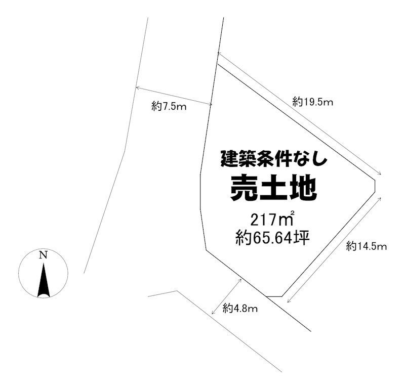 山口県周南市徳山10951番77 間取図・土地図
