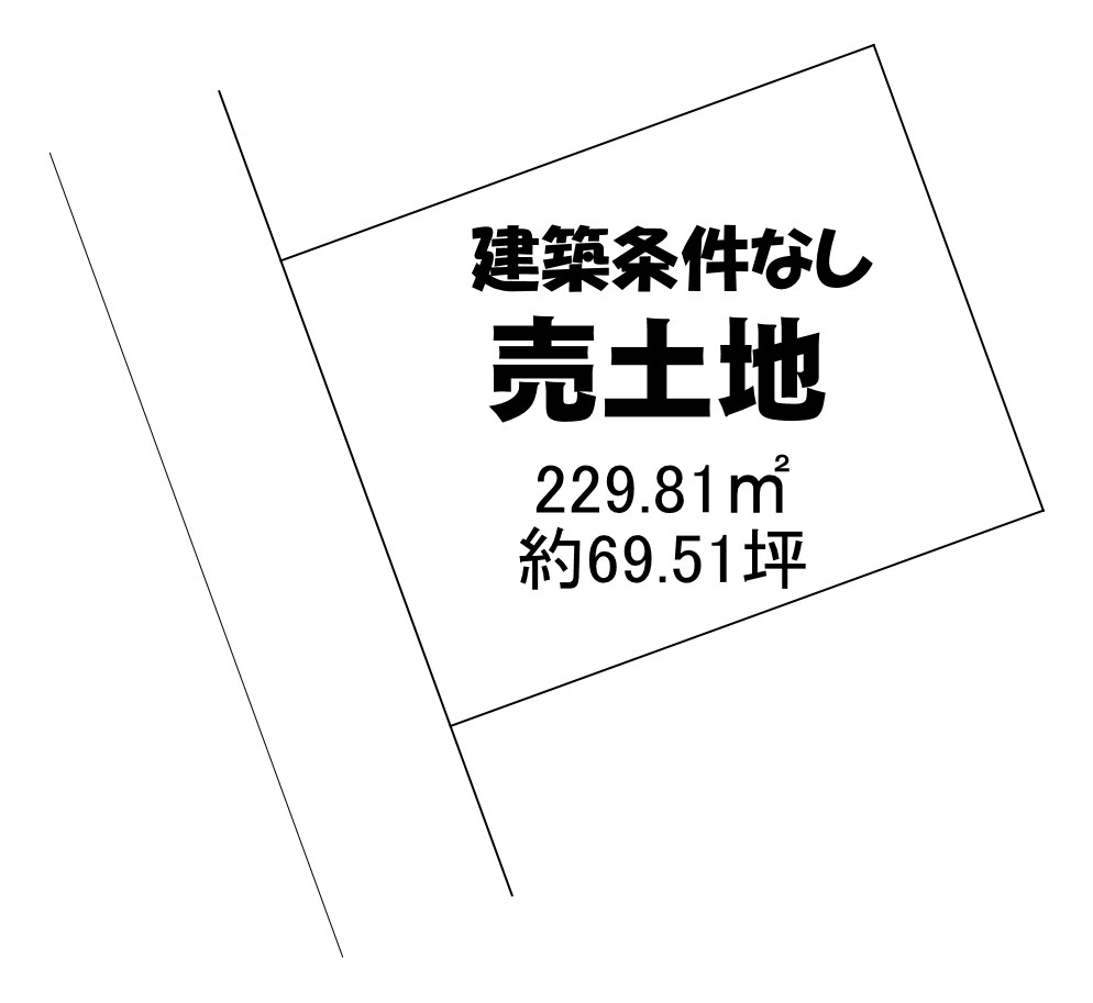土地　周南市大字徳山6803-27 間取図・土地図