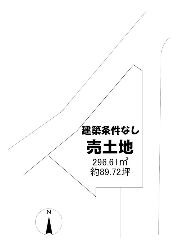 土地　周南市大字久米3197番地の3 間取図・土地図
