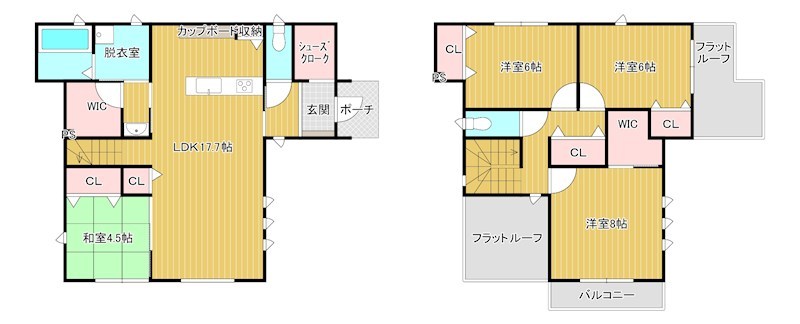 新築　光市中央4丁目タマタウン光中央1号地 間取図・土地図