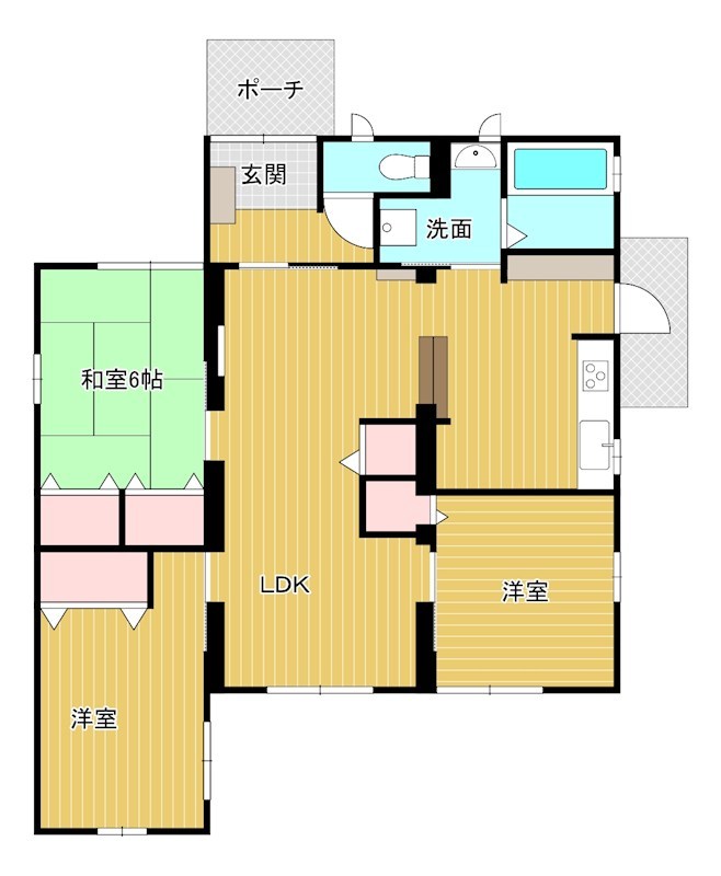 戸建　光市虹ケ丘7丁目15-3 間取図・土地図