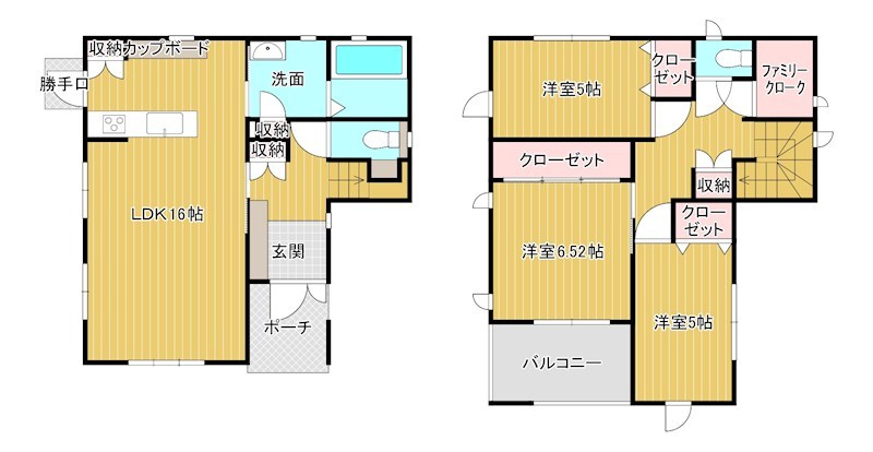 新築　周南市楠木1丁目9セルリアンステージ楠木一丁目 間取図・土地図